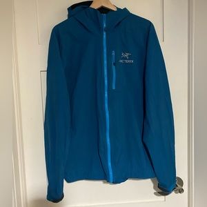 Blue Arc’teryx windbreaker